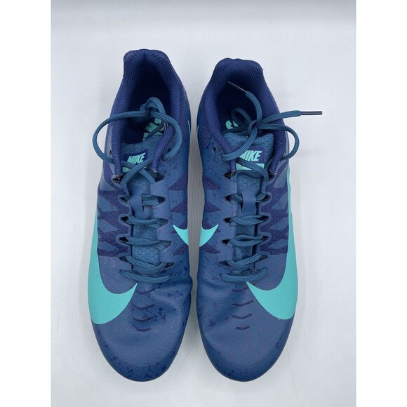 NIKE Zoom Rival S 9 Track and Field Shoes, 907564-402 - US 11.5 - Blue NWOB - Picture 3 of 16